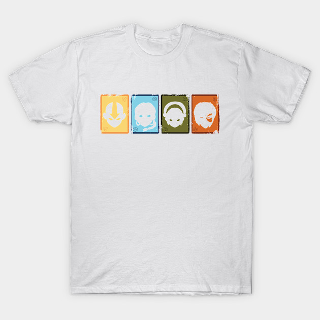 Avatar the Last Airbender Playing Cards T-Shirt-TOZ